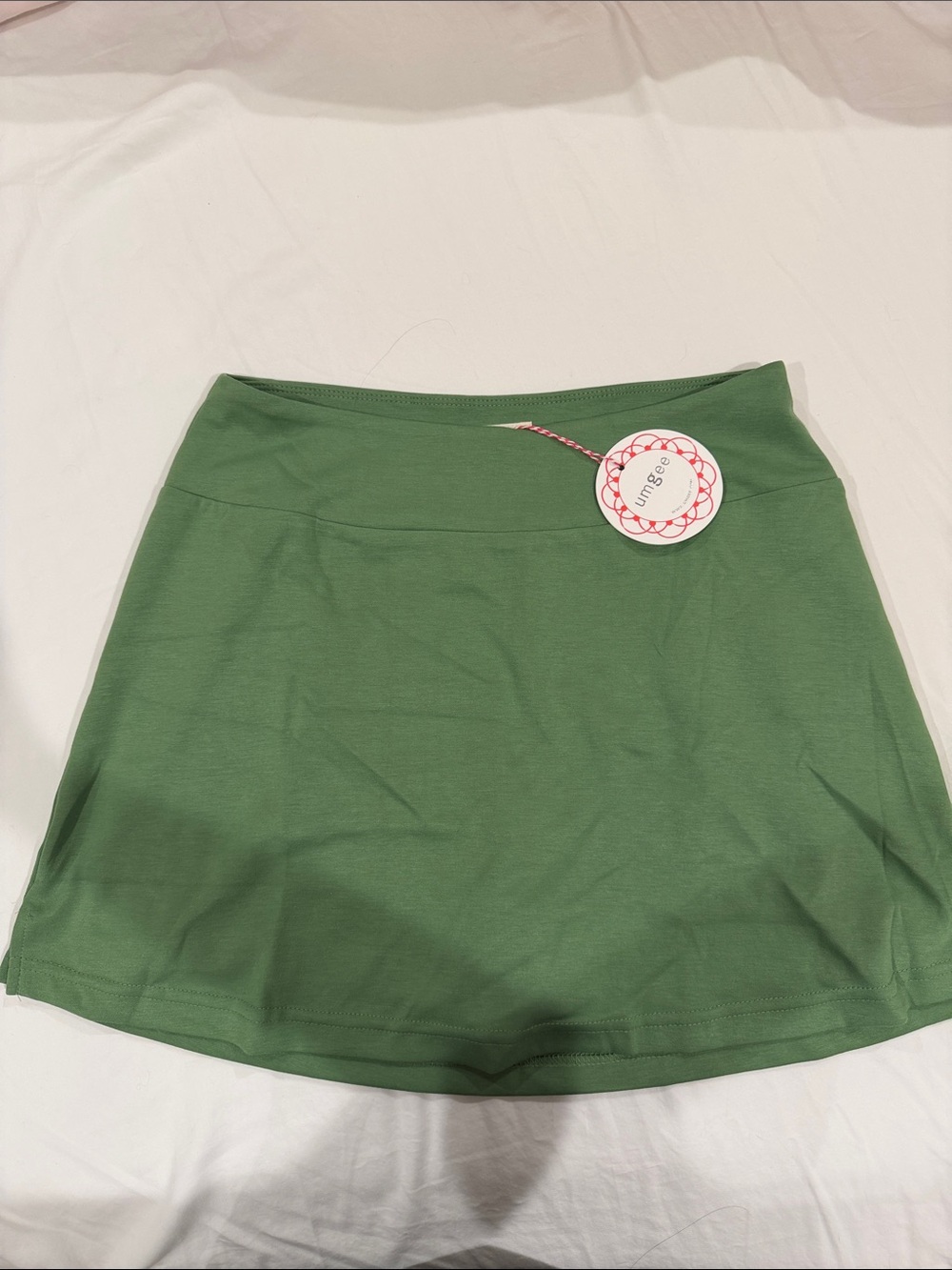 Umgee Olive Green Active Skort with Flared A-Line Hem